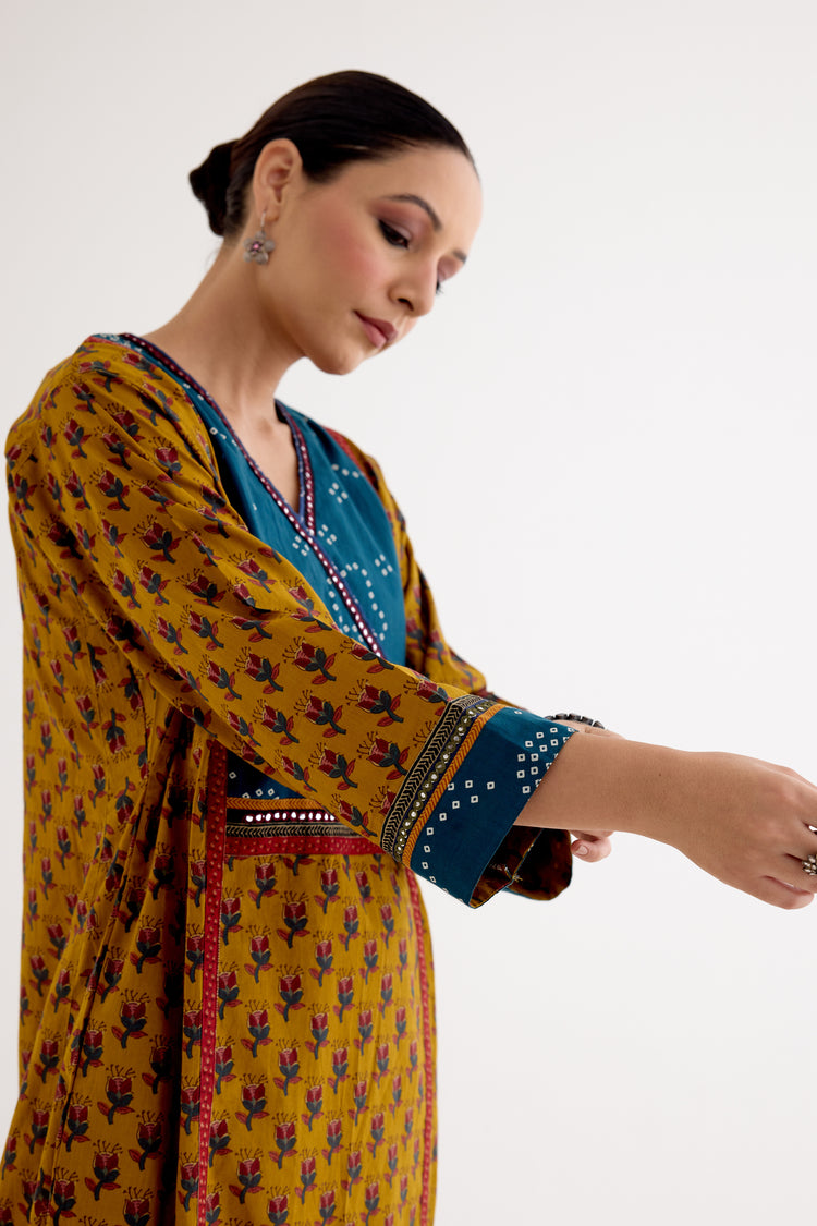 Rozana Caftan Mustard (10040288477483)