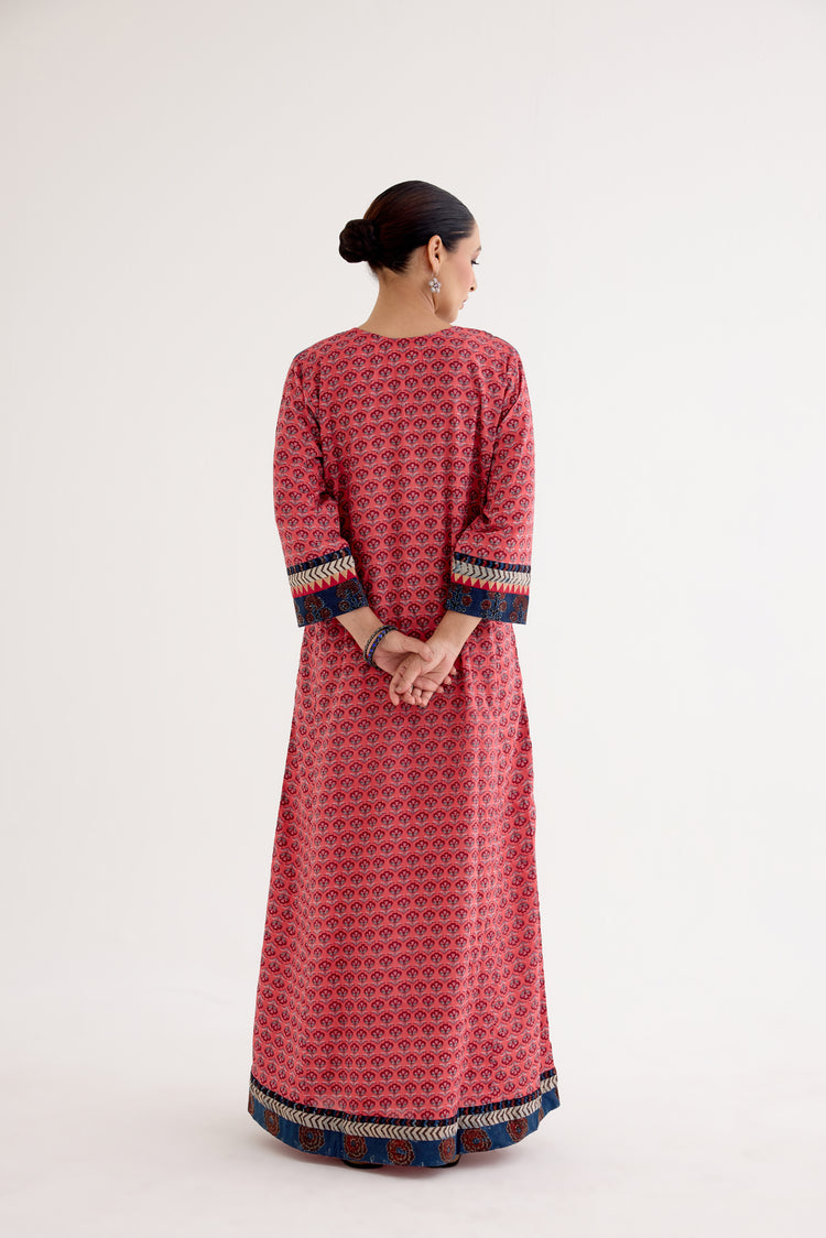 Rozana Caftan Peach Red (10040298176811)