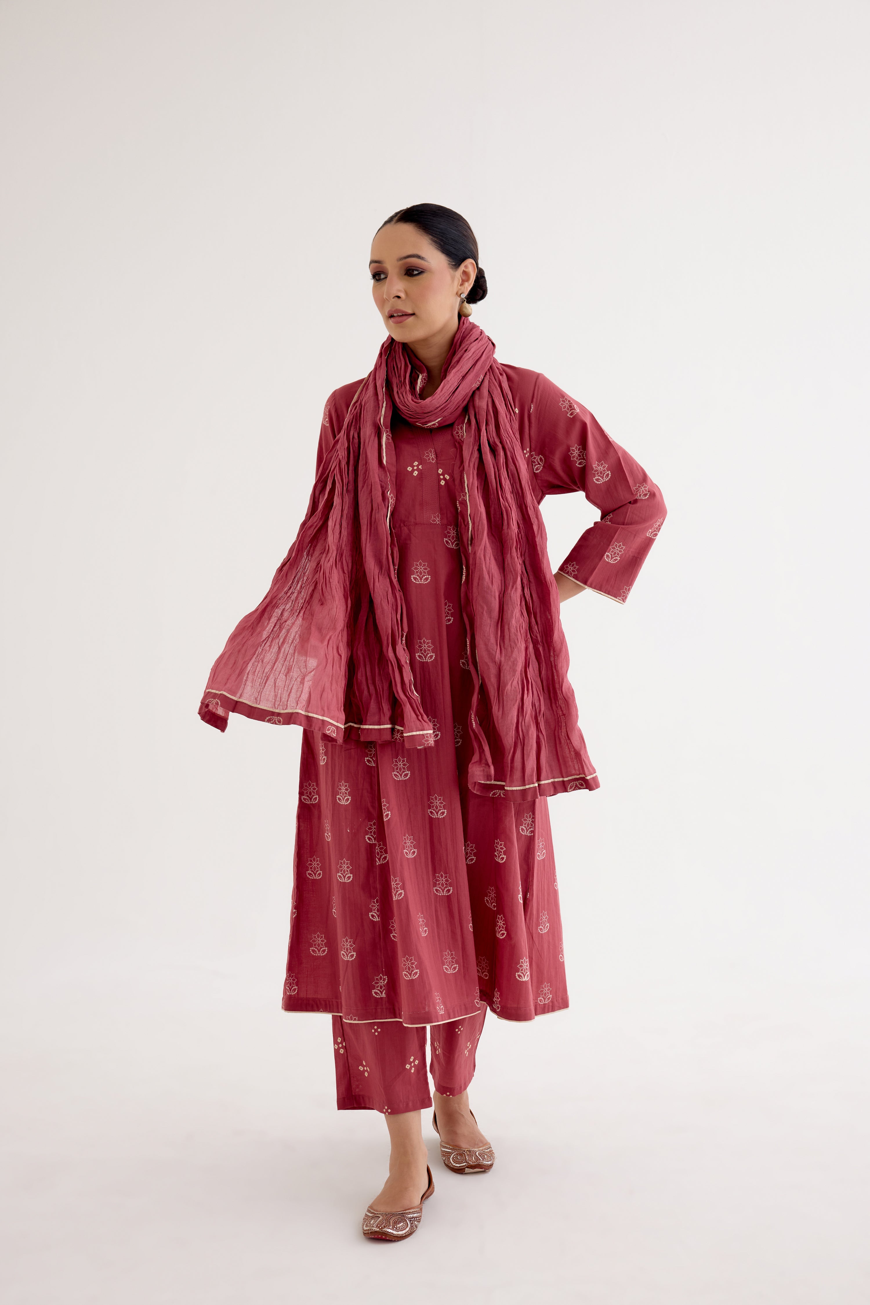Neera Dupatta Light Plum (10049754366251)