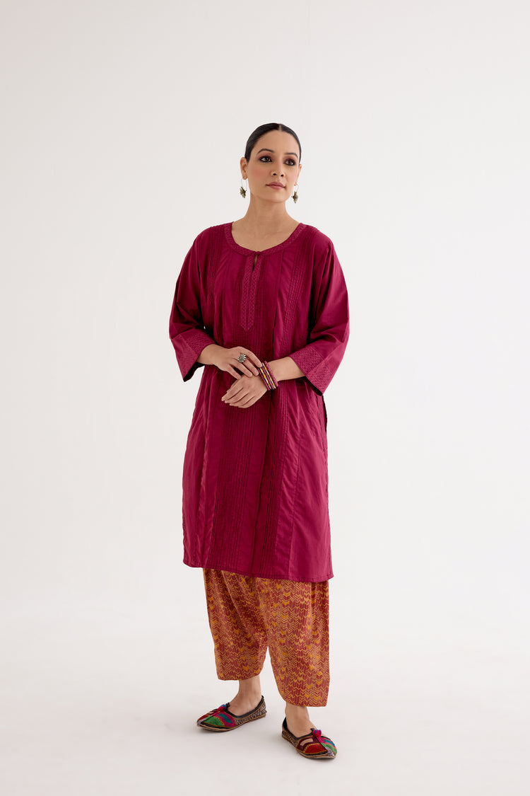 Lavanya Kurta Mauve (10049769898283)