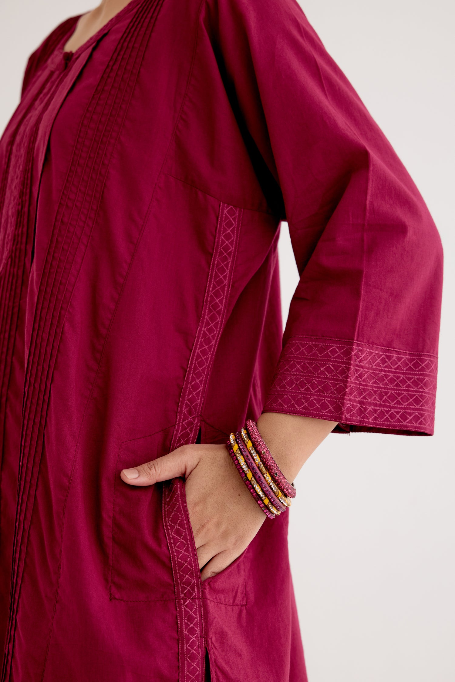 Lavanya Kurta Mauve (10049769898283)
