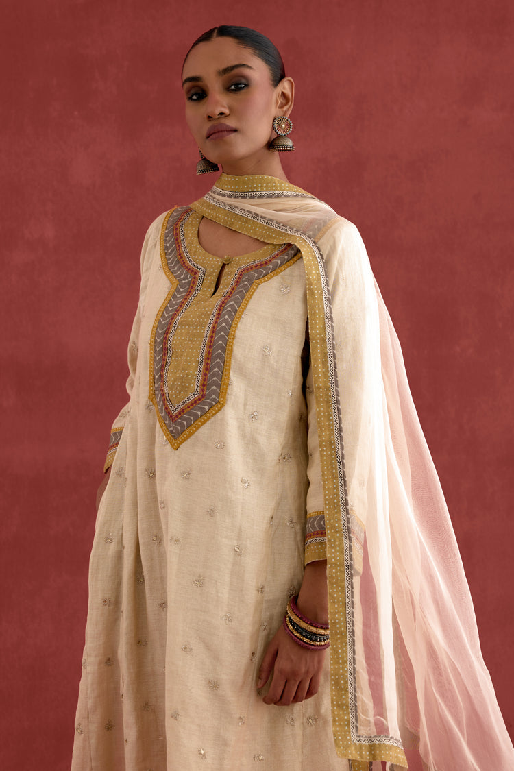Medh Dupatta Cream (10039358193963)