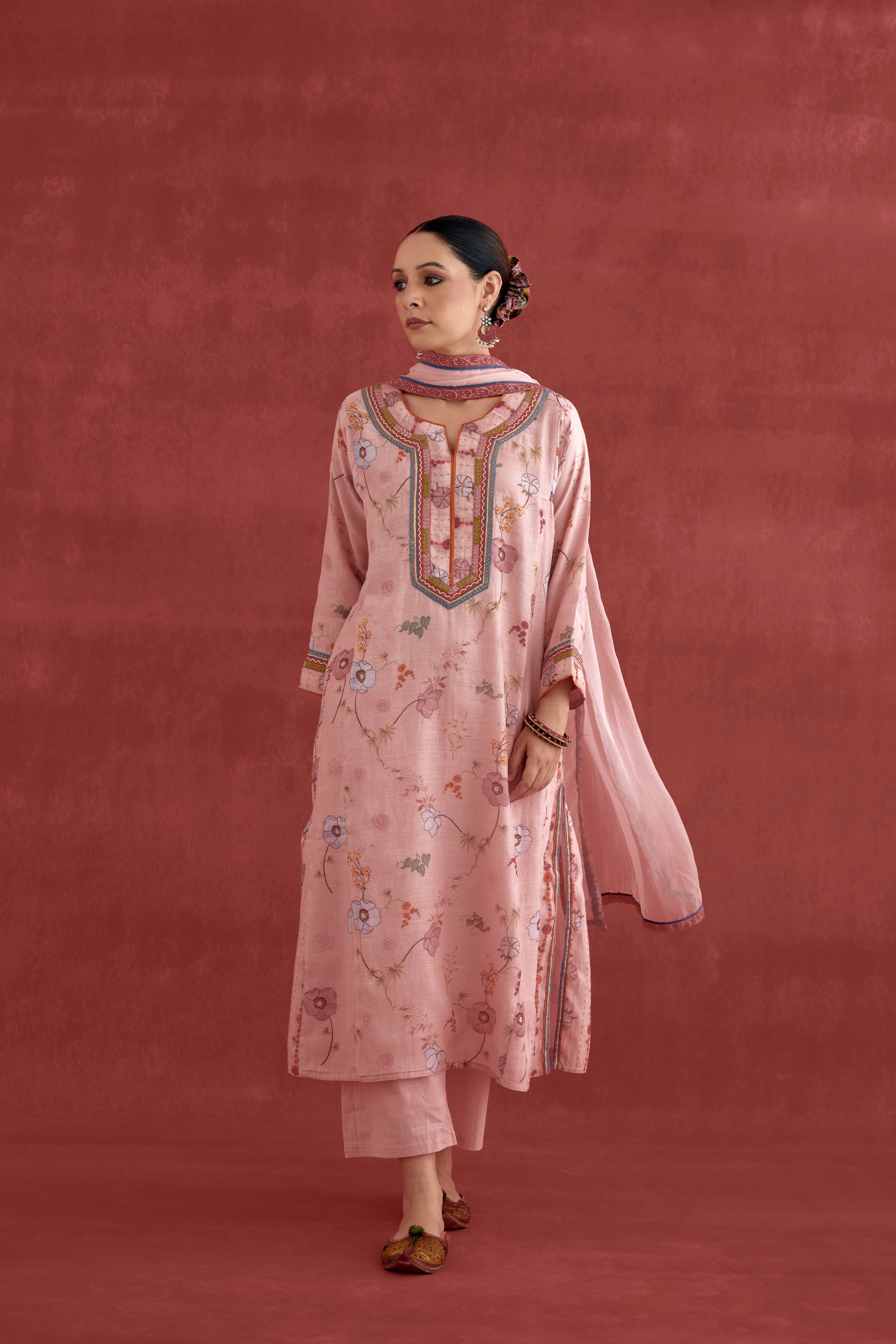 Medh Dupatta Baby Pink (10039407771947)
