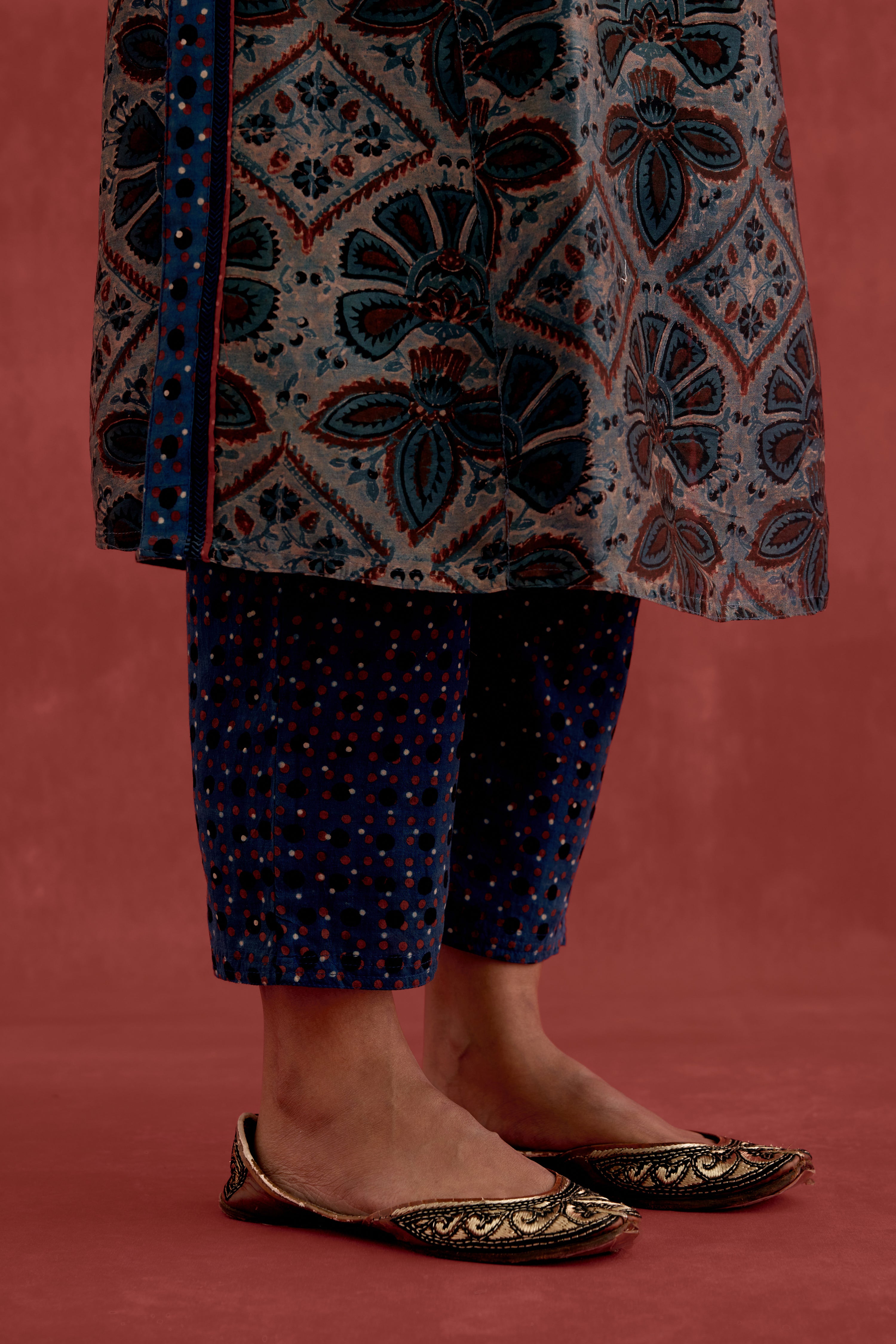 Ananya Ajrakh Pant Blue (10039930126635)