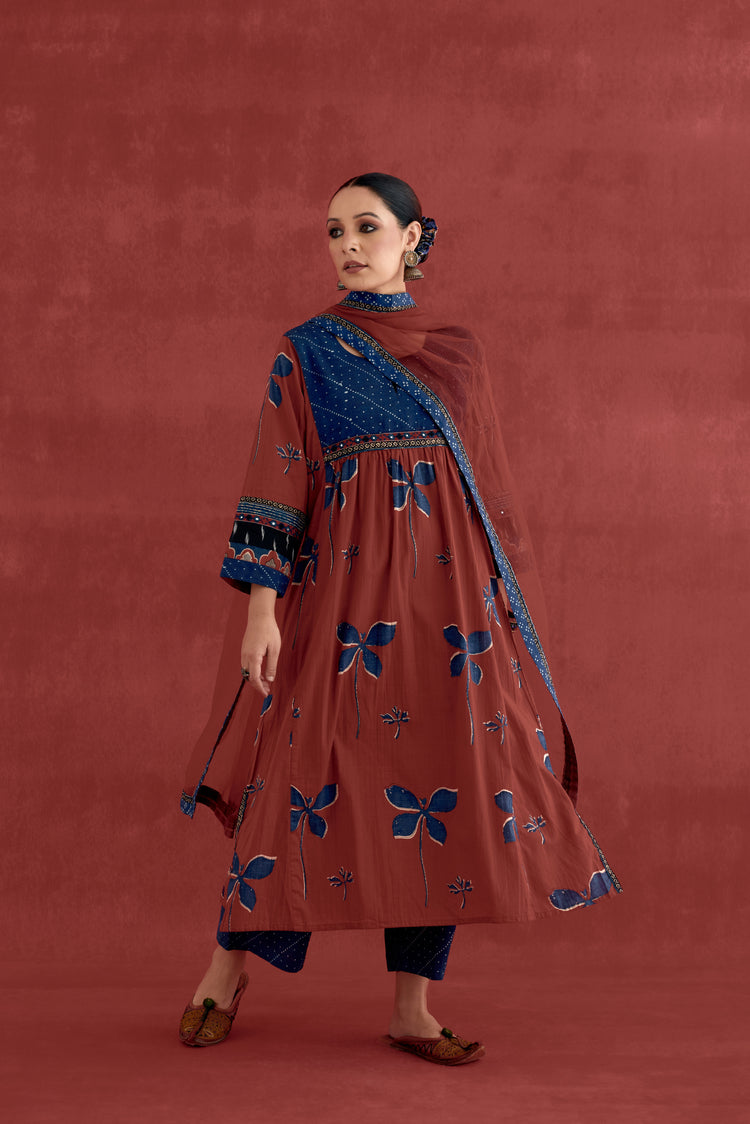 Medh Dupatta Maroon (10039545200939)