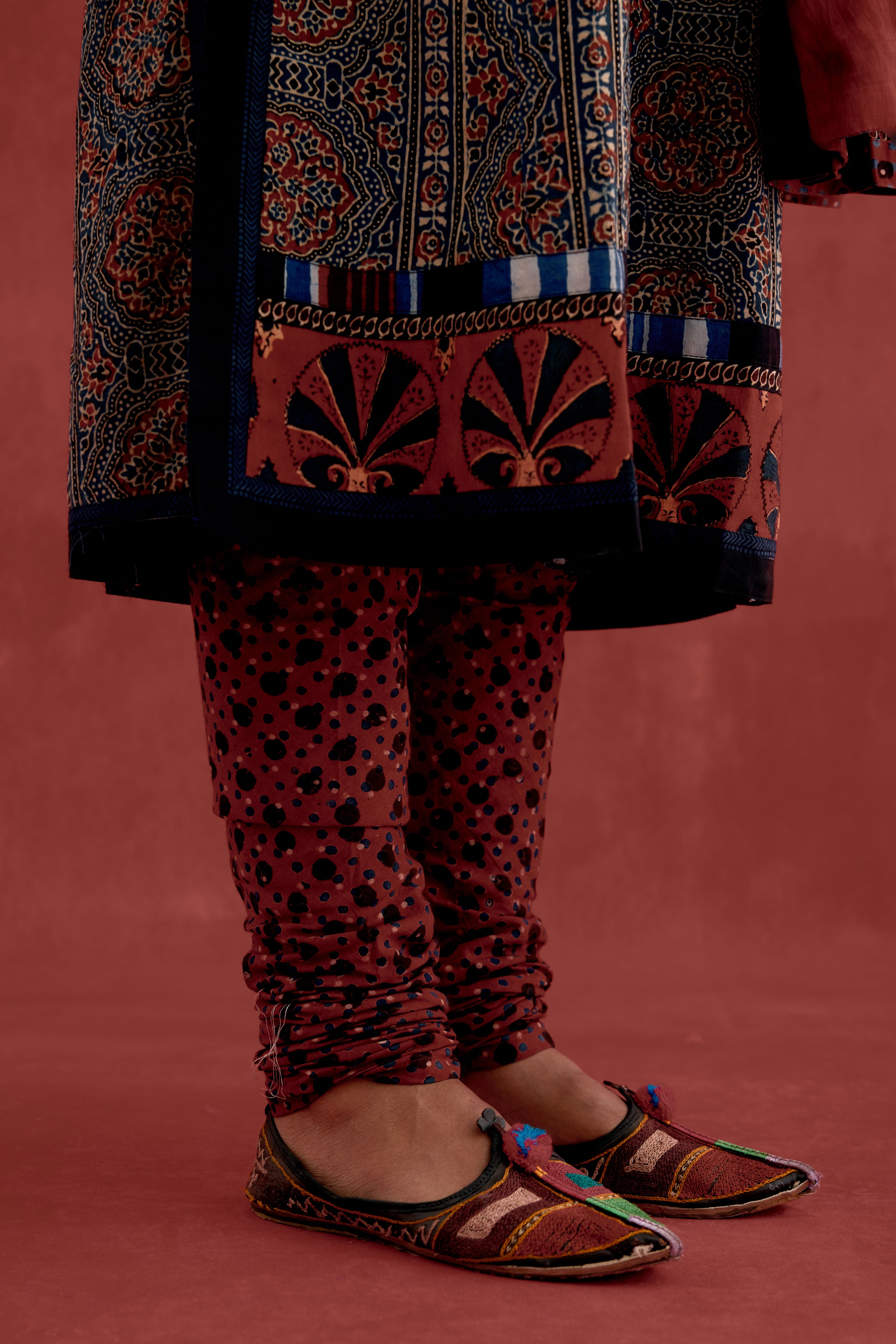 Rozana Ajrakh Bottom Maroon (10049053098283)