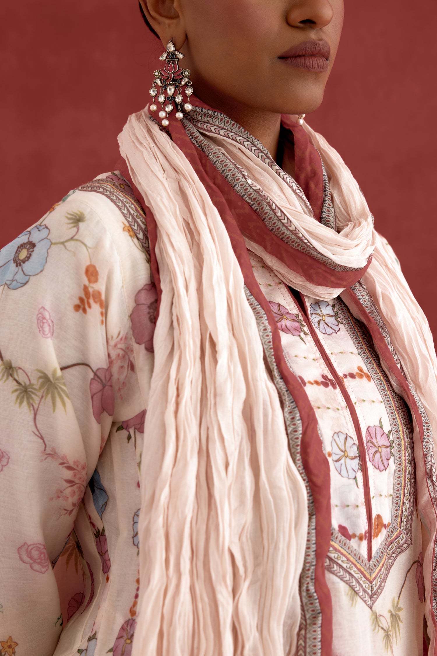 Rozana Dupatta Baby Pink (10039417274667)