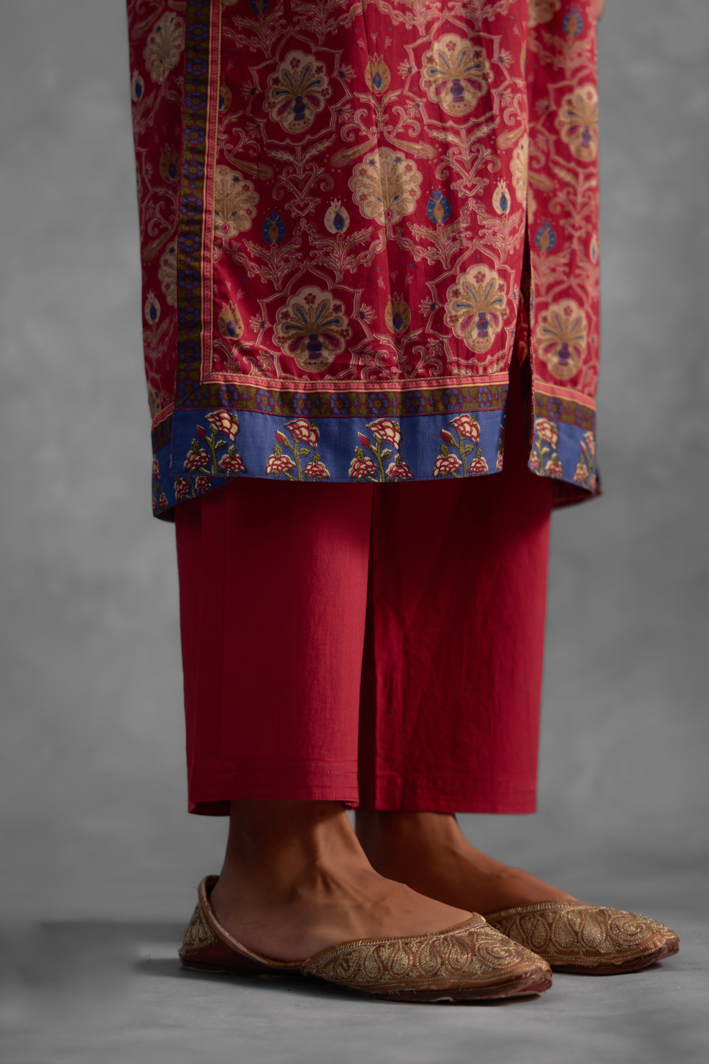 Rozana Pant Maroon
