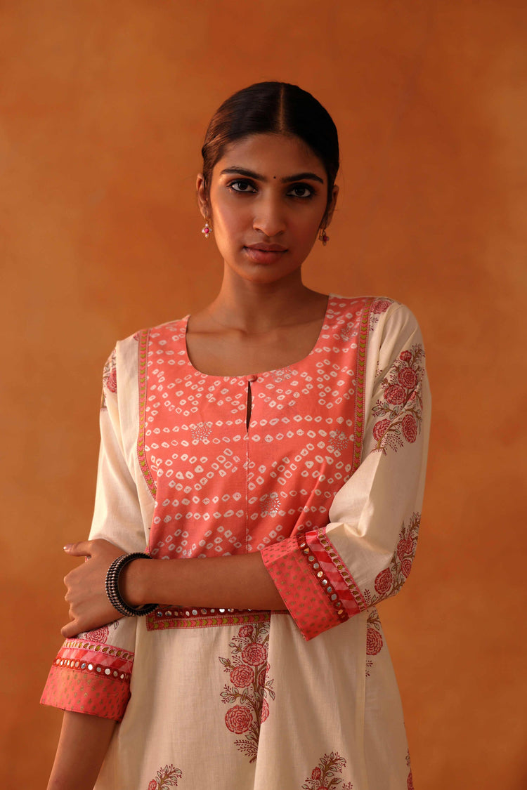 Yoke Caftan Cream (8439333388587)