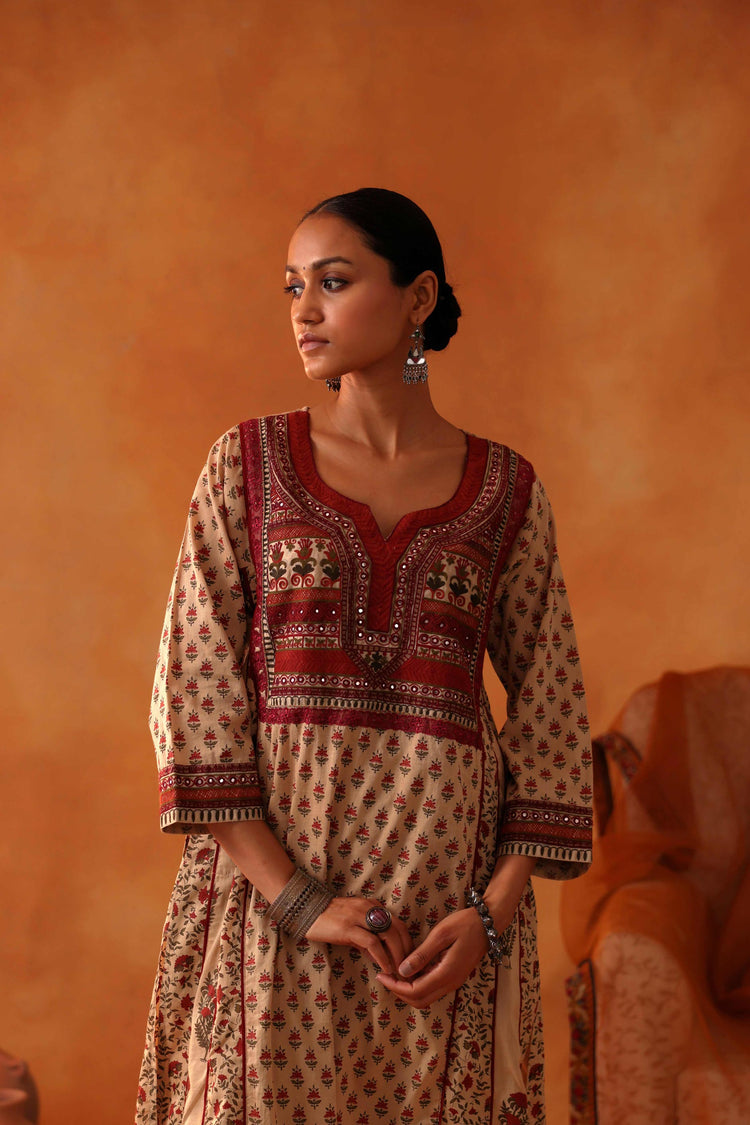 Tulsi Kurta Beige (8439691608363)