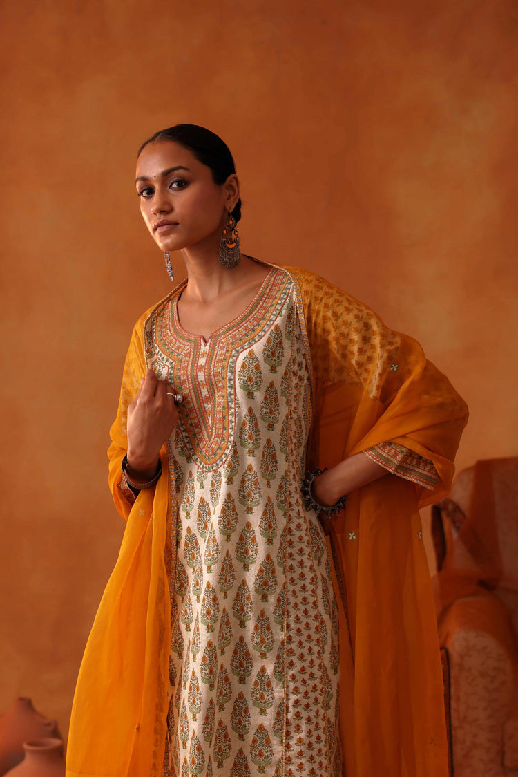Tulsi Dupatta Mustard (8439726670123)