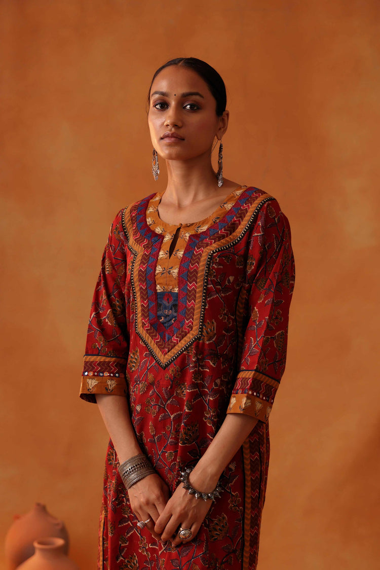 Anu Kurta Red Ochre (8439361765675)