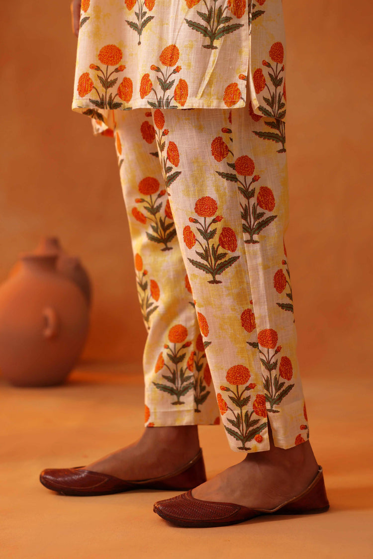 Everyday Co-ord White Orange ( Set of 2 ) (8439684268331)