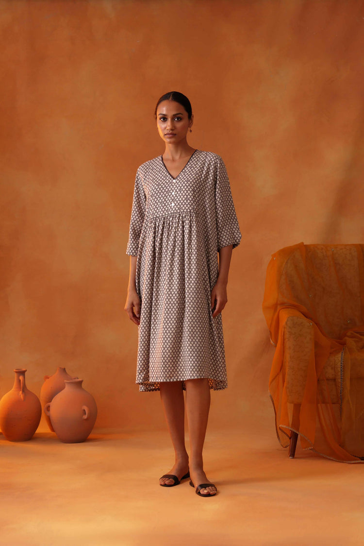 Ciro Dress Grey (8439675683115)