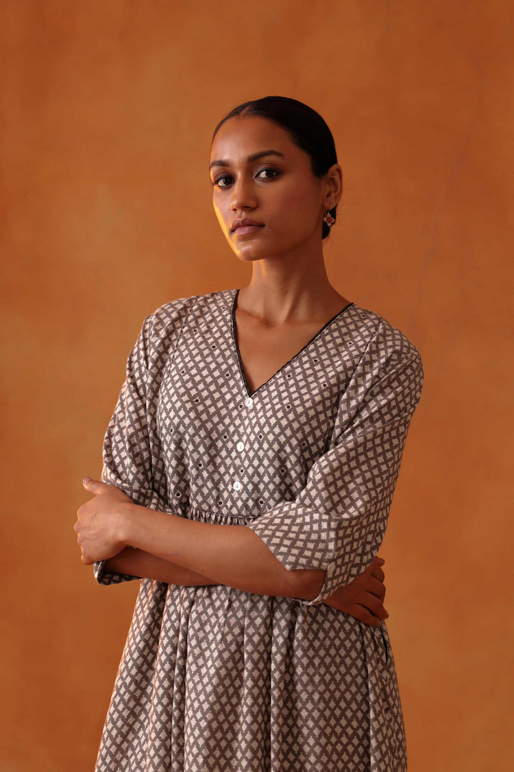 Ciro Dress Grey (8439675683115)