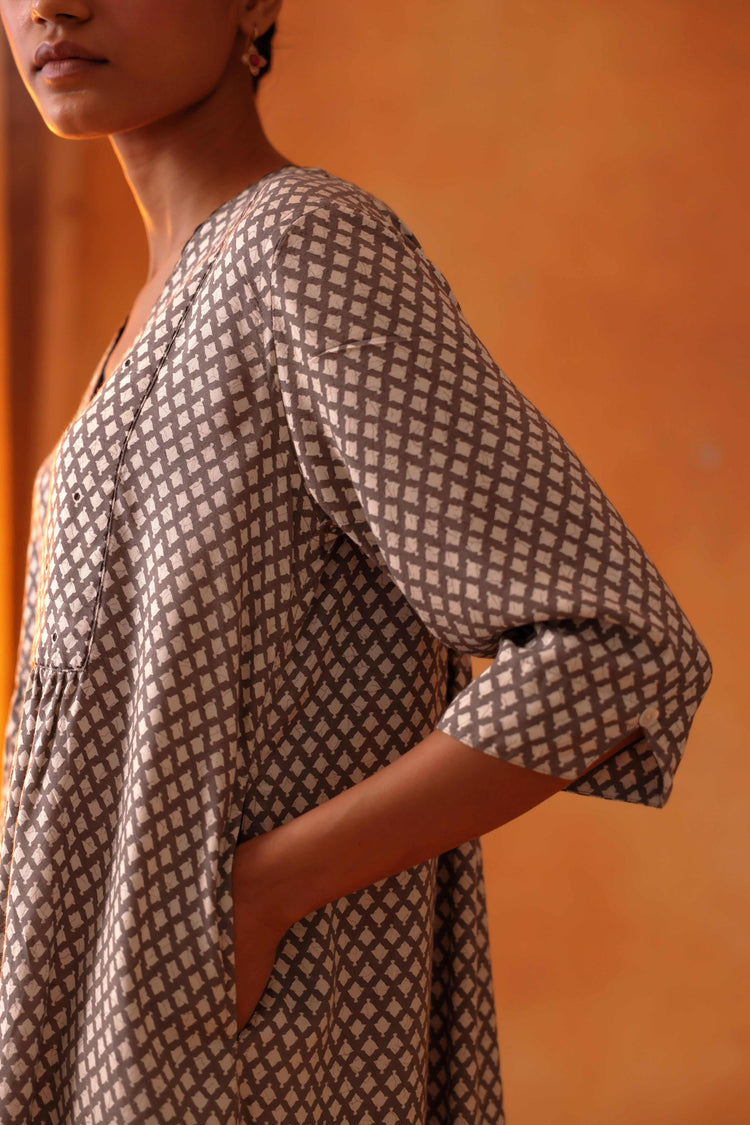 Ciro Dress Grey (8439675683115)