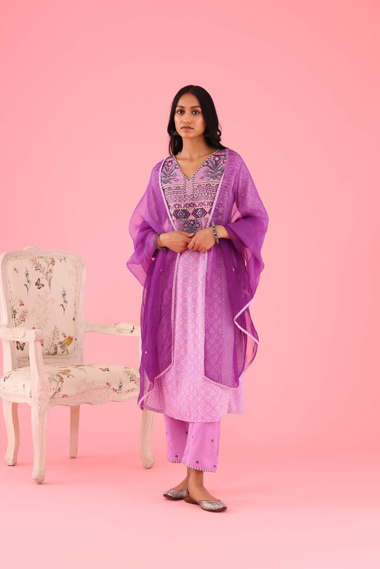 Dienne Dupatta Lavender (8426759848235)