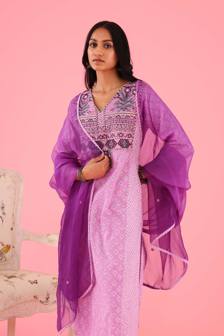 Dienne Dupatta Lavender (8426759848235)