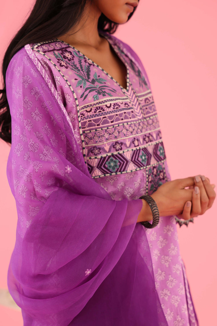 Dienne Dupatta Lavender (8426759848235)