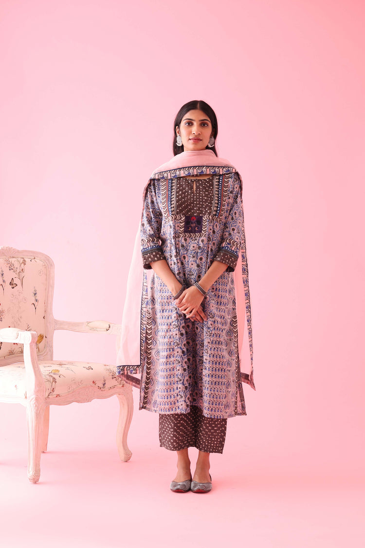 Rozana Chiffon Dupatta Pink (8426752213291)