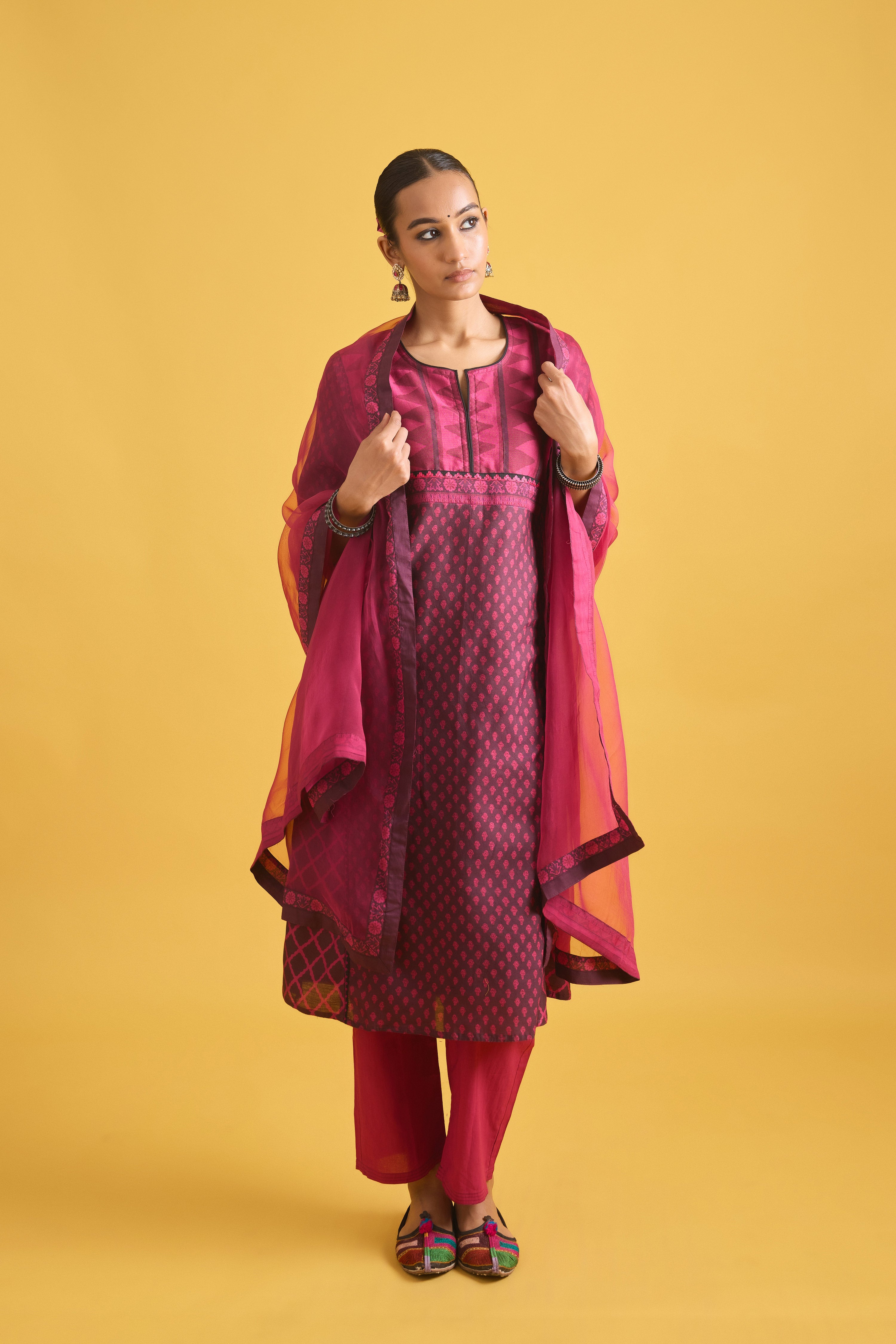Medh Dupatta Mauve (9711870771499)