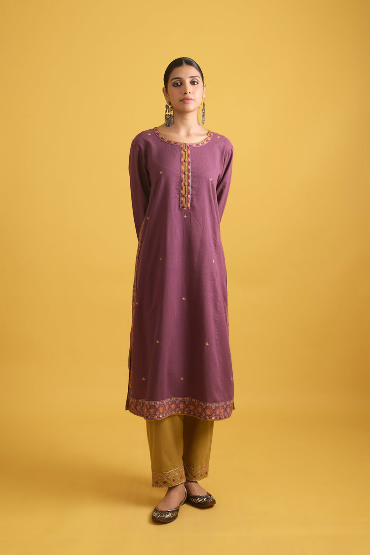 Elena Pant Ochre (9725635592491)