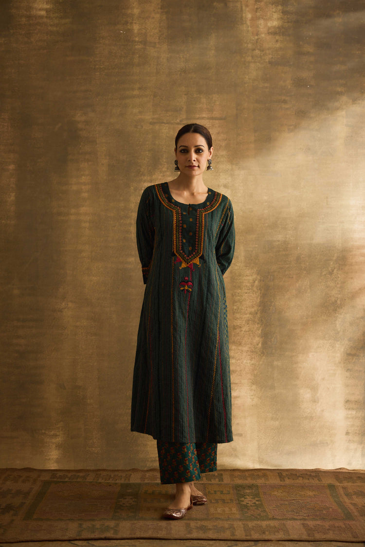 Rozana Pant Green (9886324916523)
