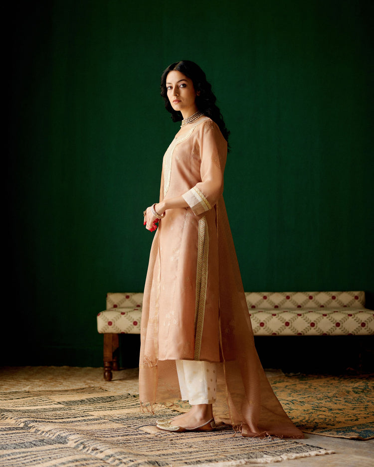 Rozana Kurta Light Brown (8828188262699)