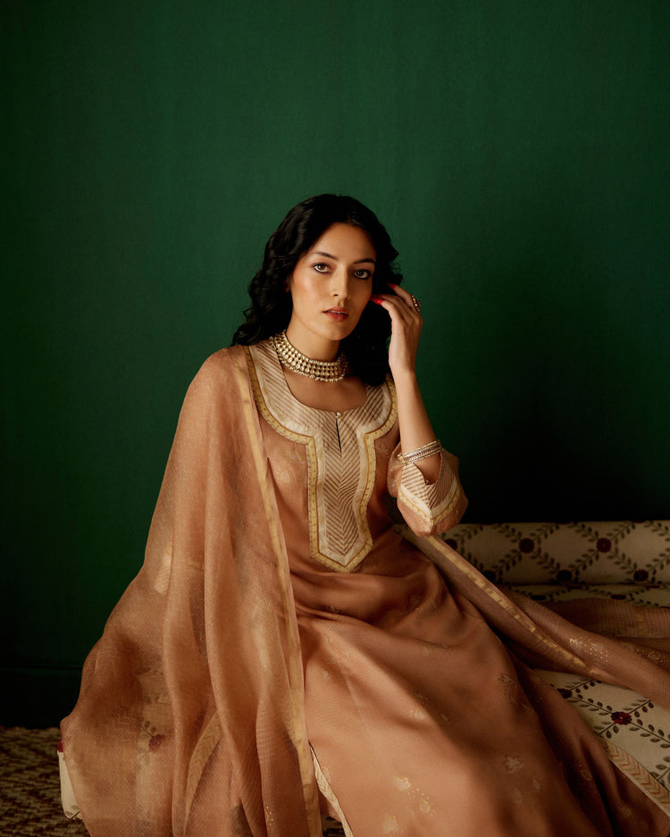 Rozana Kurta Light Brown (8828188262699)