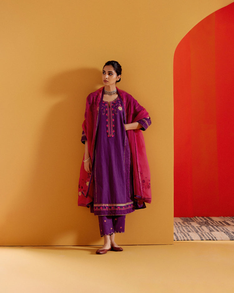Bagh Kurta Purple (8810289824043)