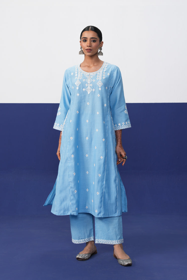 Tulsi Pant Light Blue