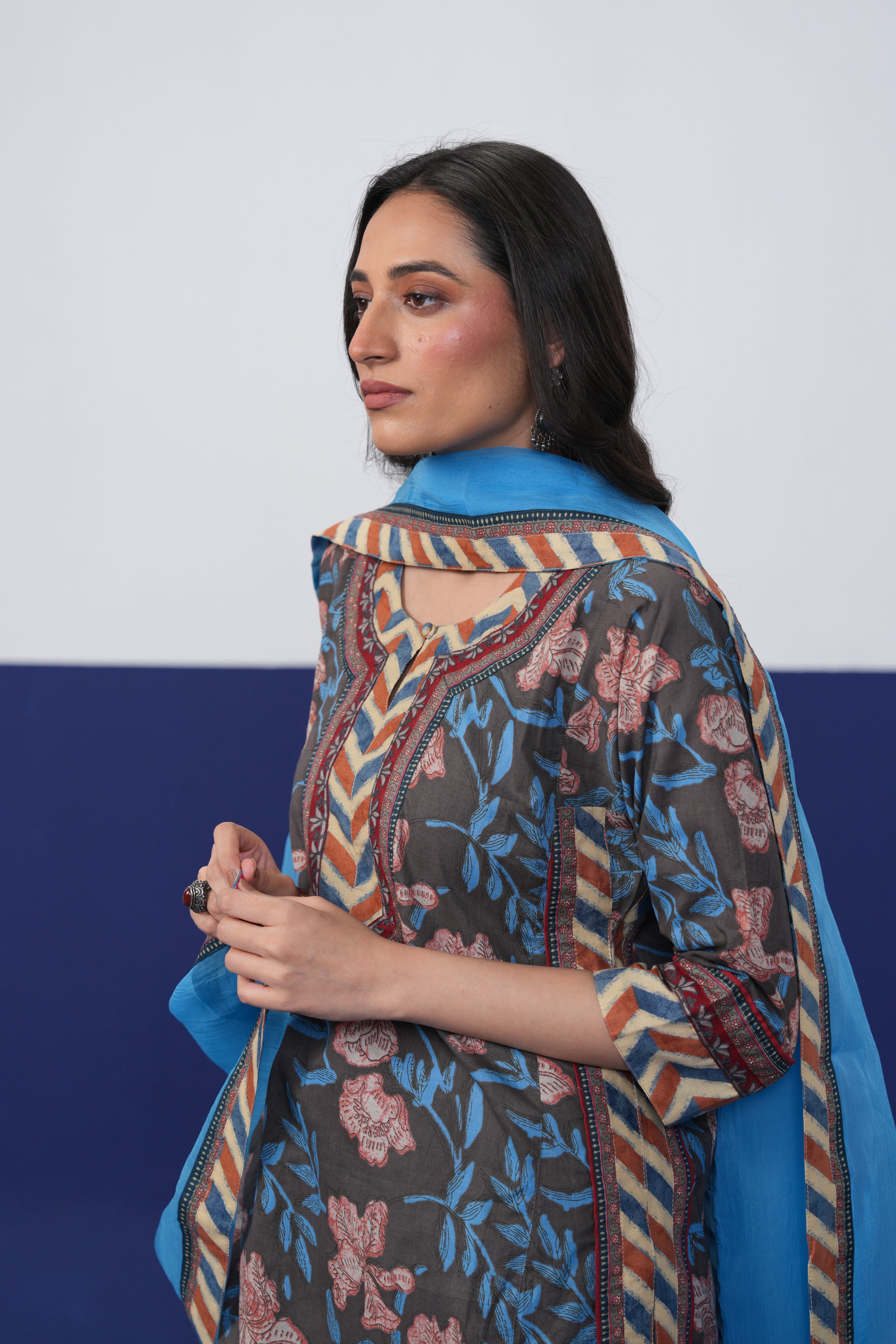Medh Dupatta Blue