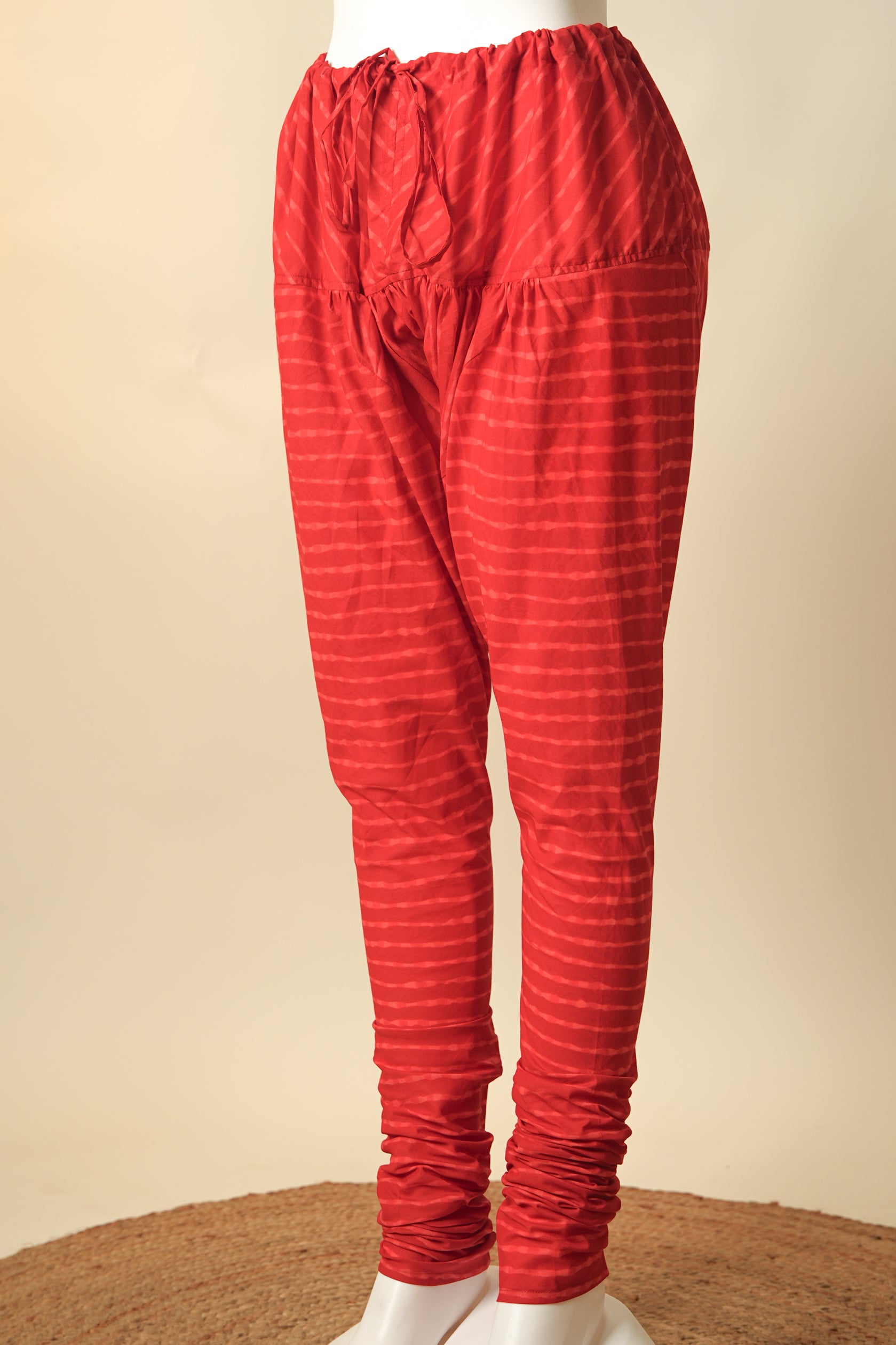 Rozana Cotton Printed Bottom Red