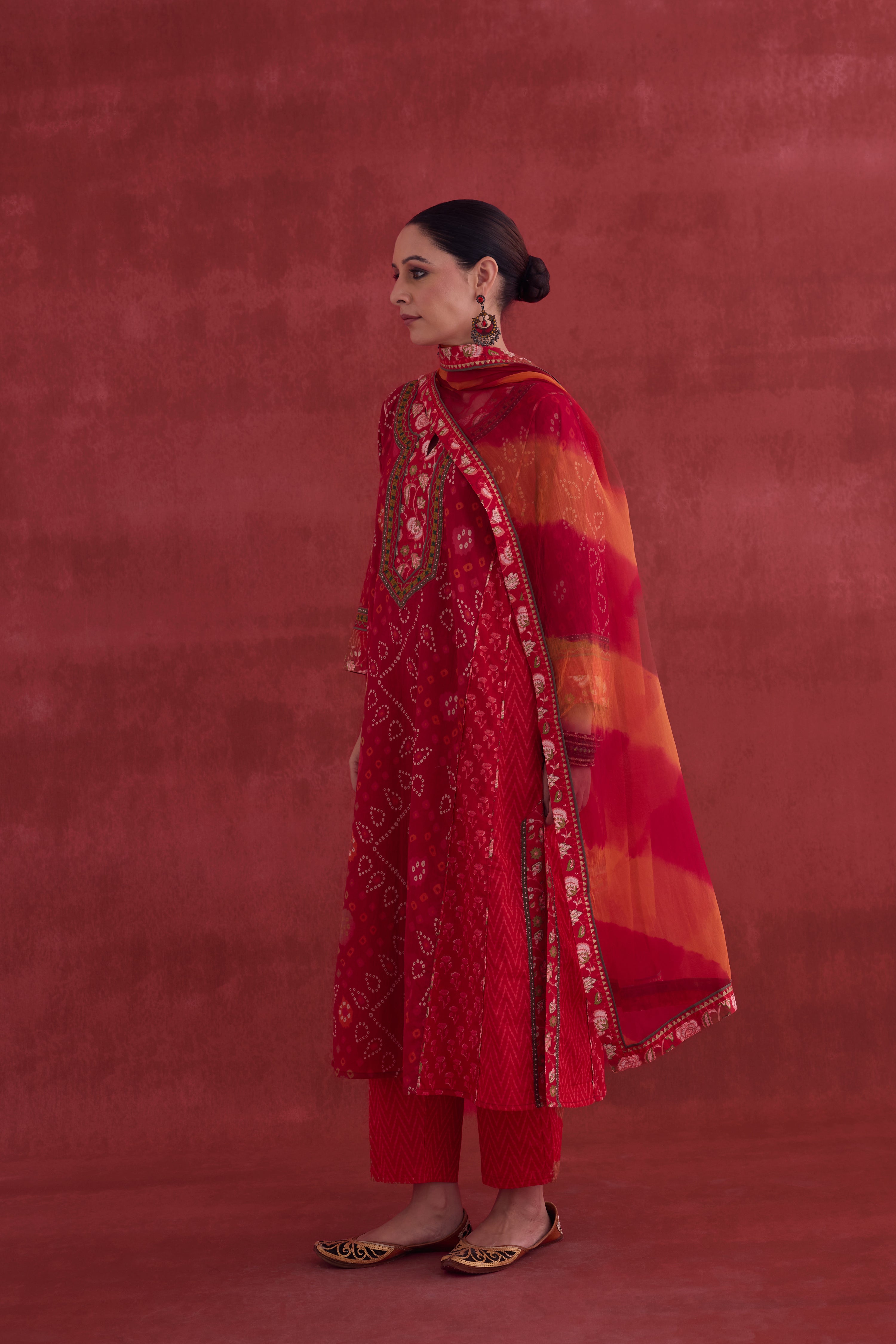 Medh Dupatta Red (10049107460395)