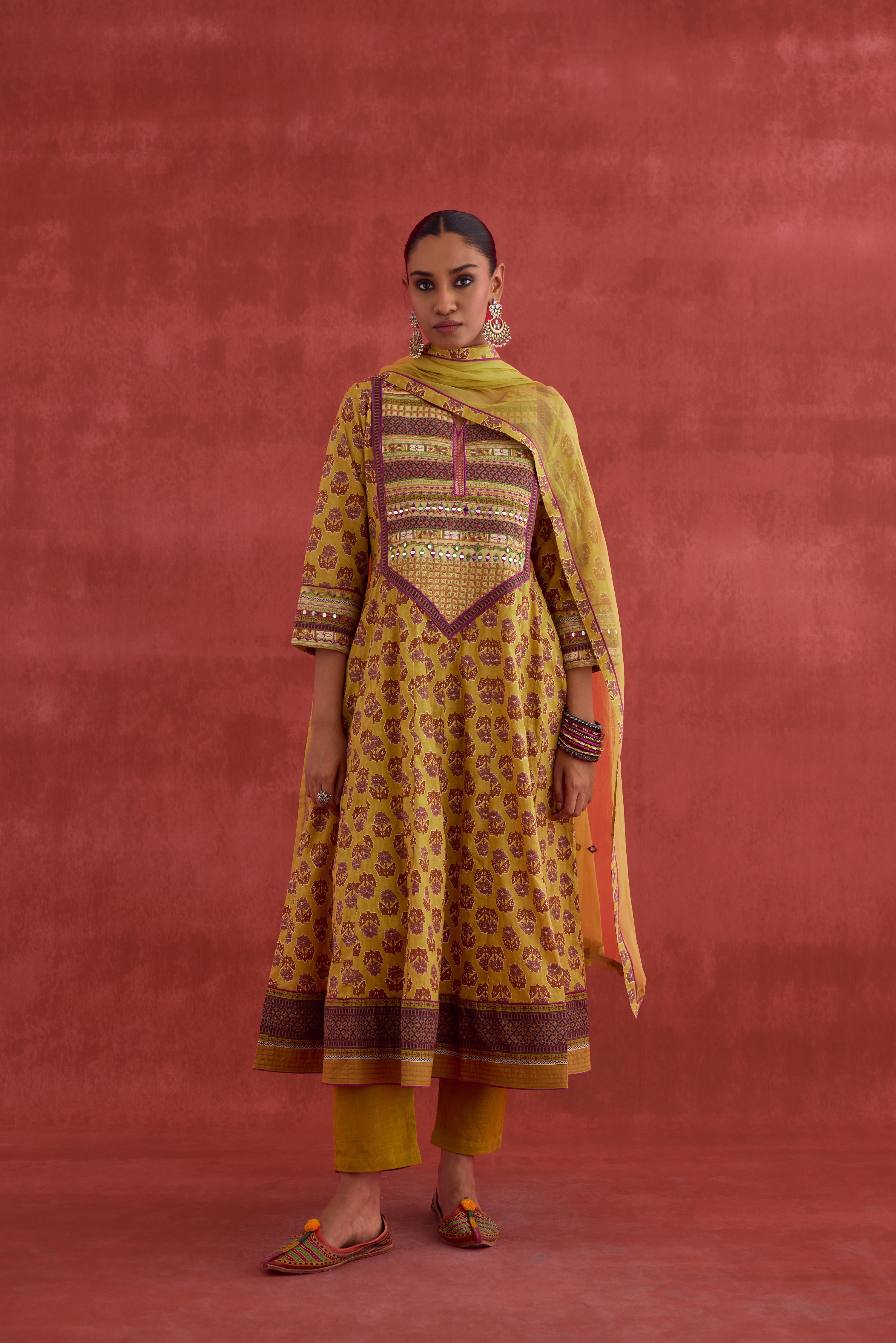 Navya Dupatta Mustard (10039872782635)