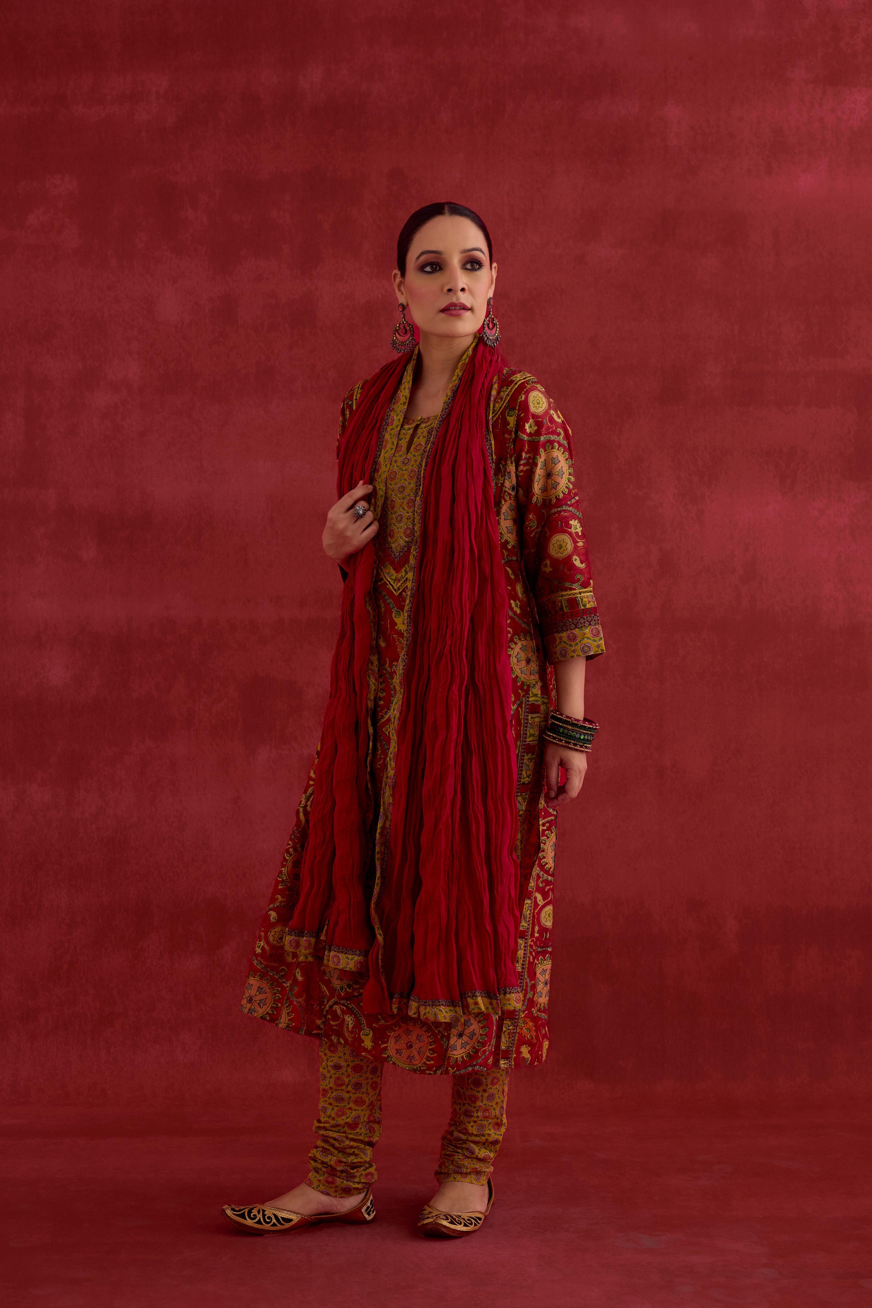 Rozana Dupatta Red (10039704551723)