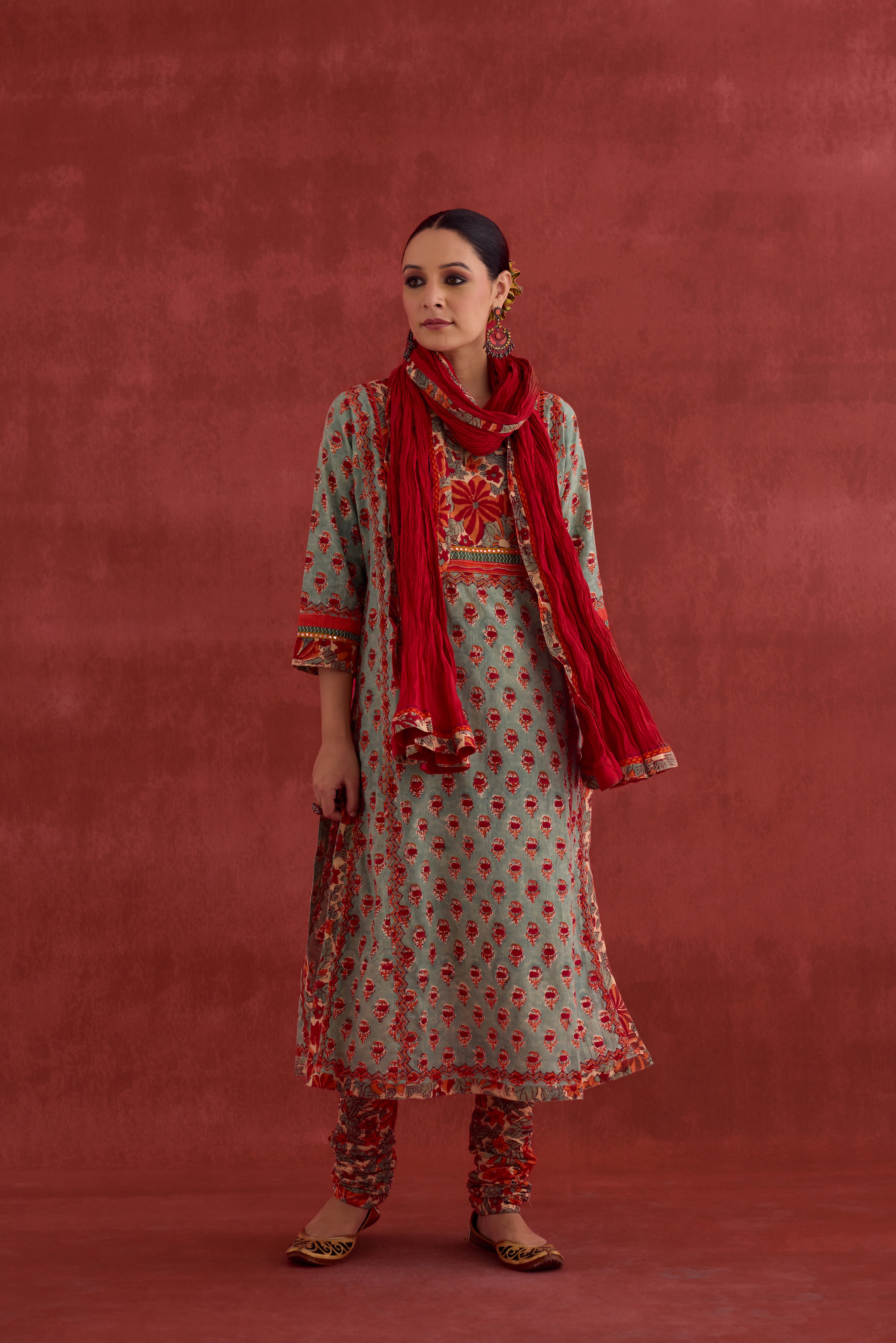 Rozana Dupatta Orange (10040351818027)