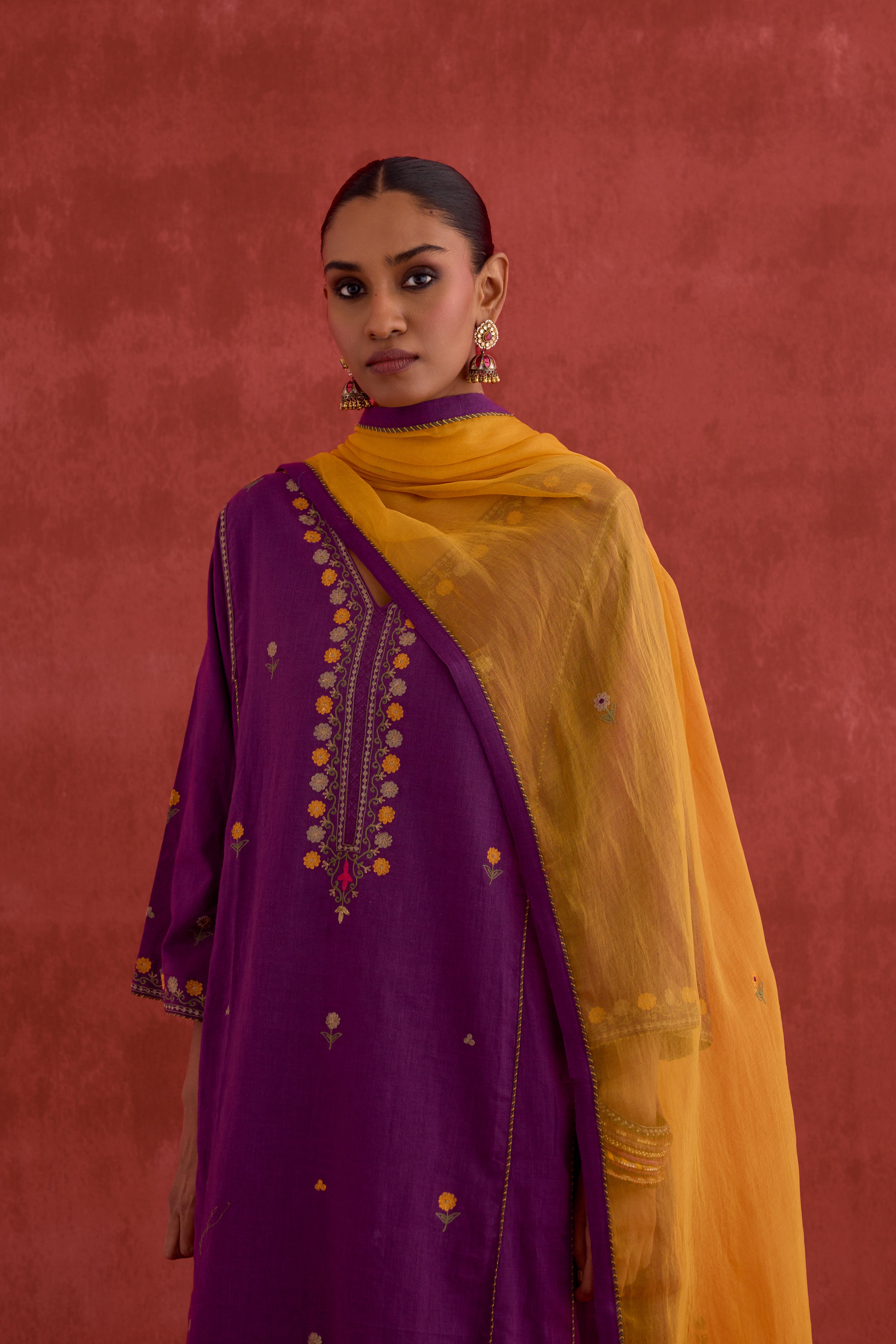 Ramya Dupatta Mustard (10039826219307)