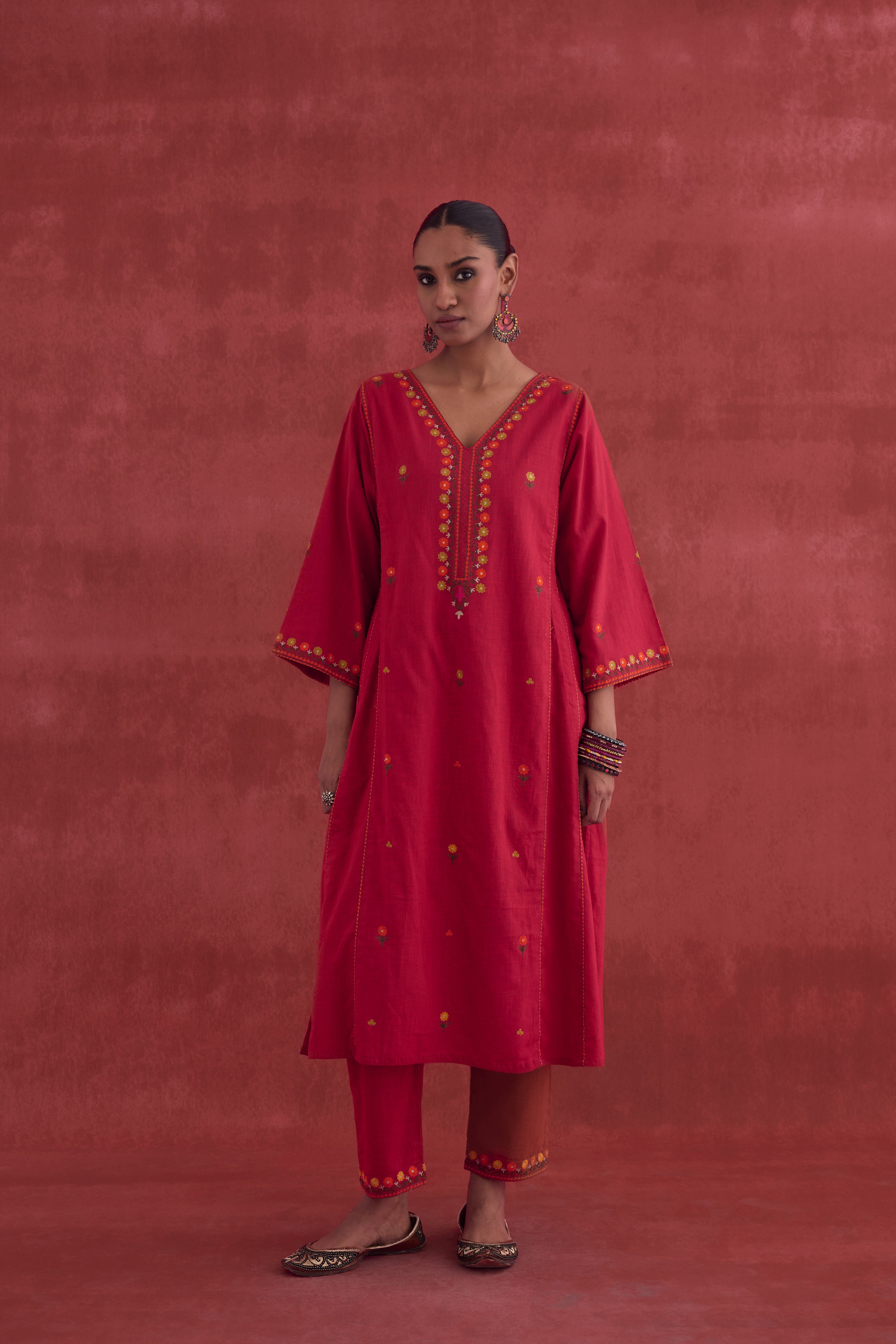 Ramya Pant Red (10049210253611)