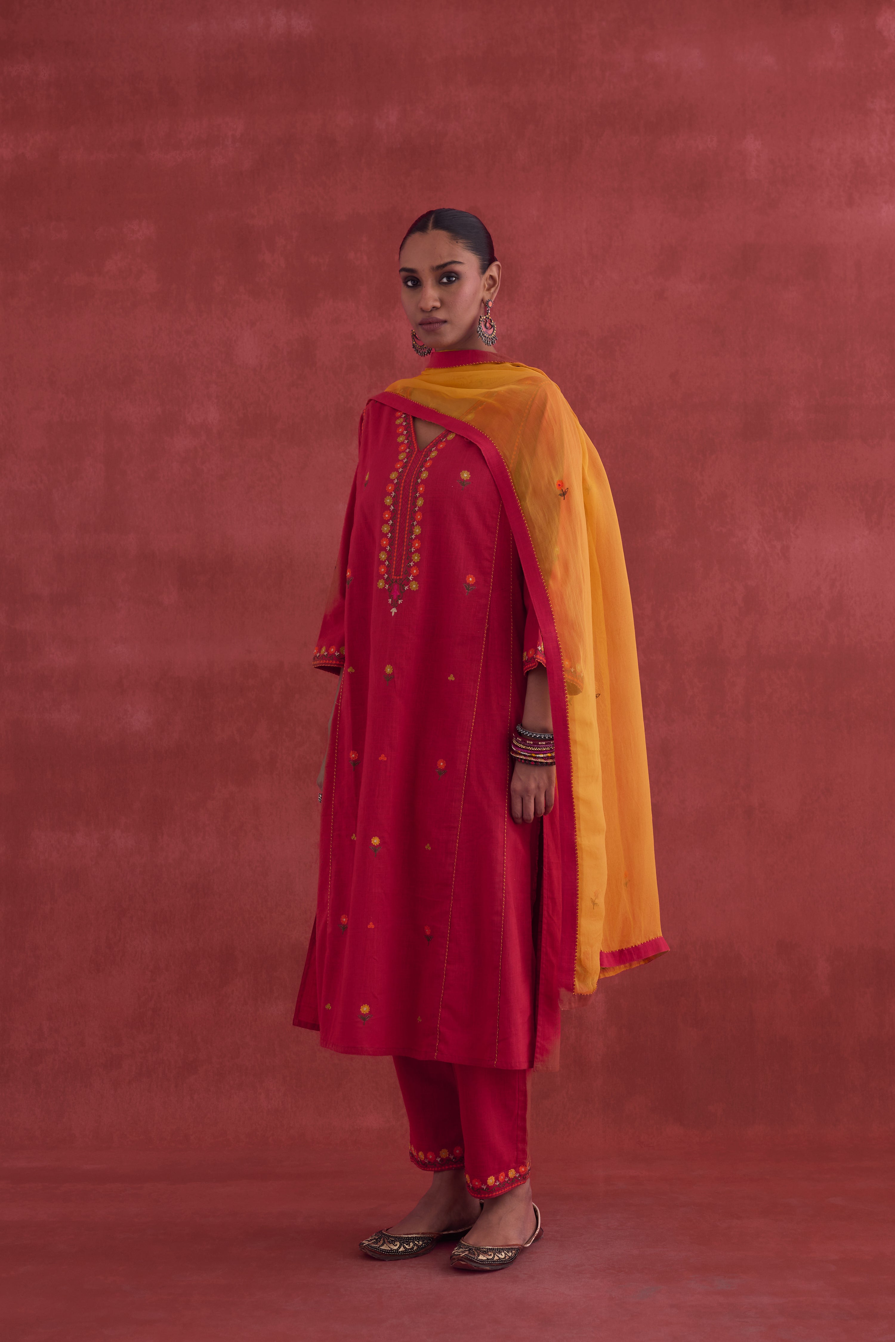 Ramya Dupatta Mustard (10049211171115)