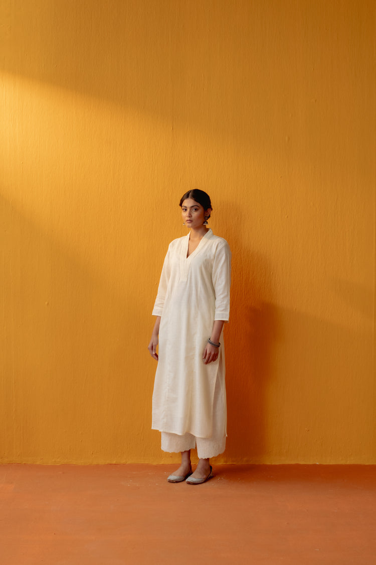 Adani Kurta Off White (8957457760555)