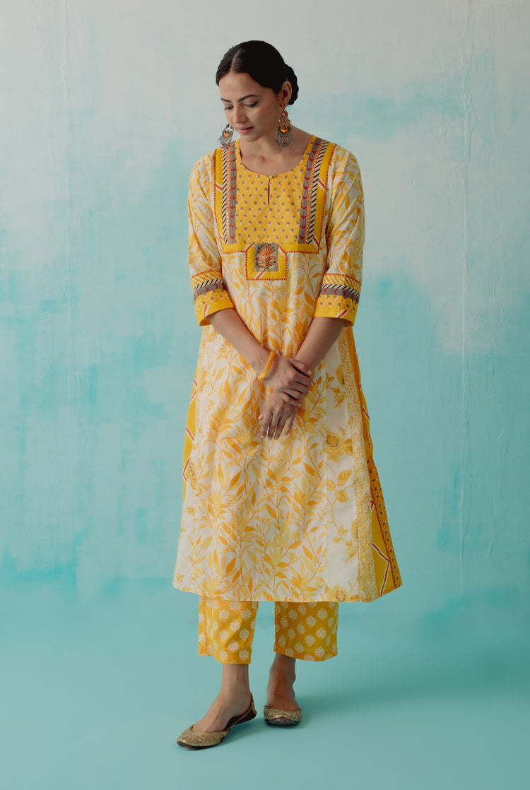 Rozana Pant Yellow (8344354193707)