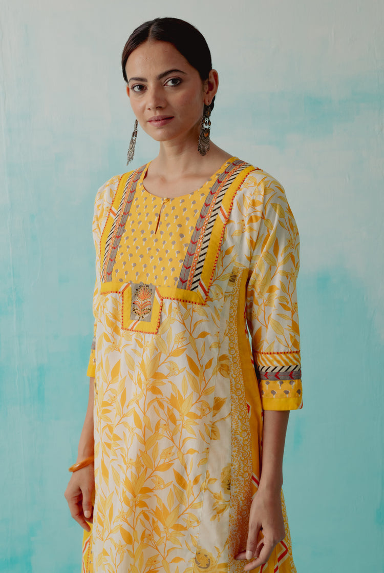 Choga Kurta Yellow (8342840344875)