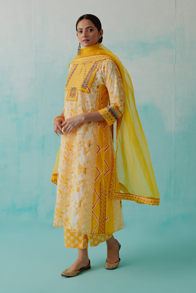 Choga Kurta Yellow (8342840344875)