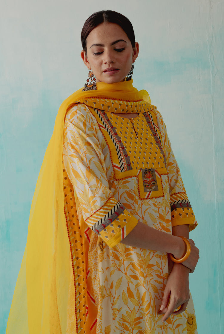 Choga Kurta Yellow (8342840344875)