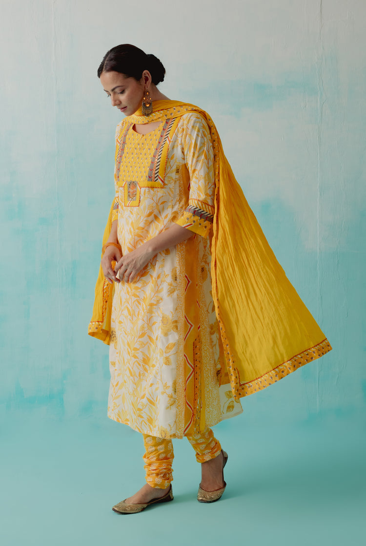 Choga Kurta Yellow (8342840344875)