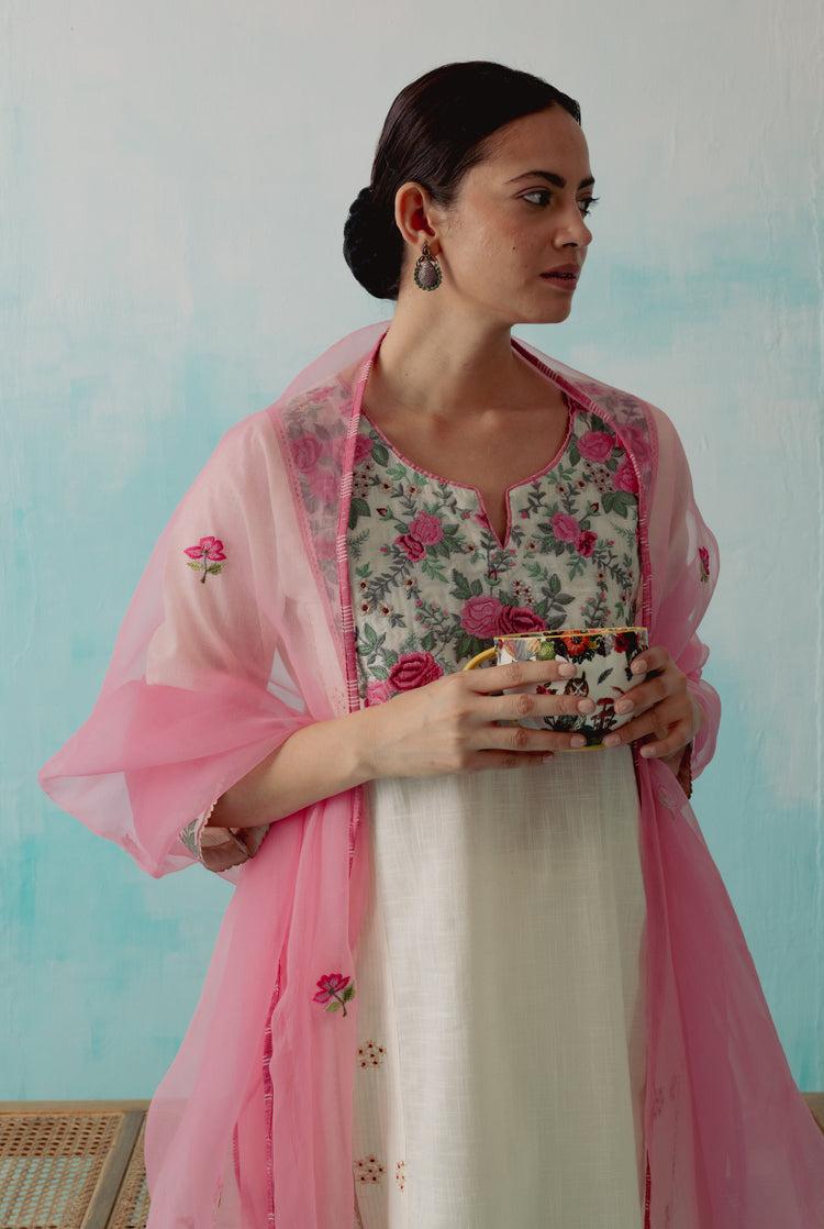 Tulsi Kurta Off White (8344684364075)