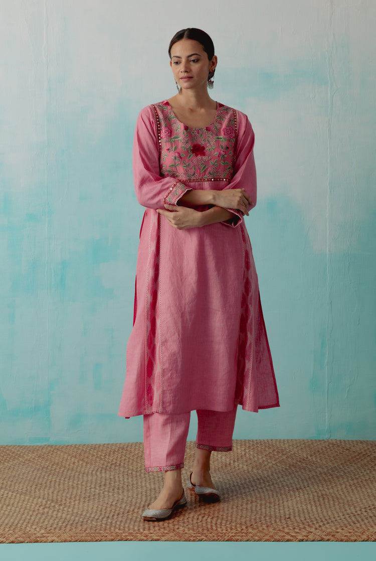 Tulsi Pant Rough Pink (8345816269099)