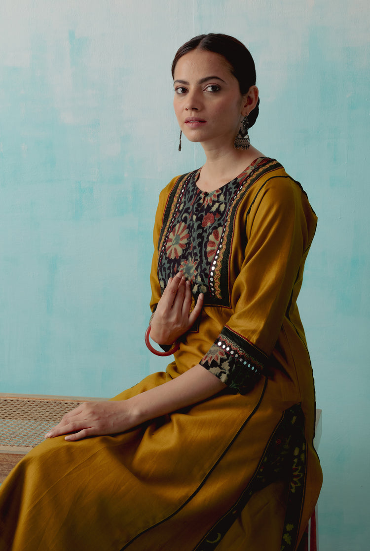 Yoke Kurta Ochre (8342880977195)