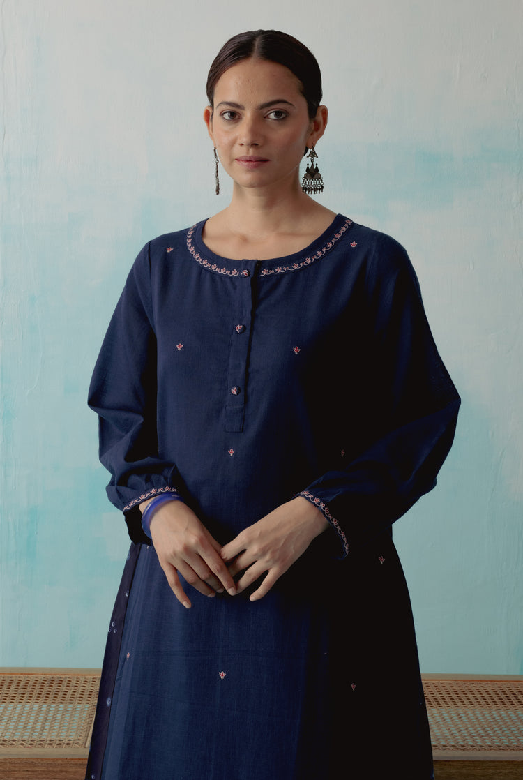 Anaya Kurta Indigo ( Set of 2 ) (8344695177515)